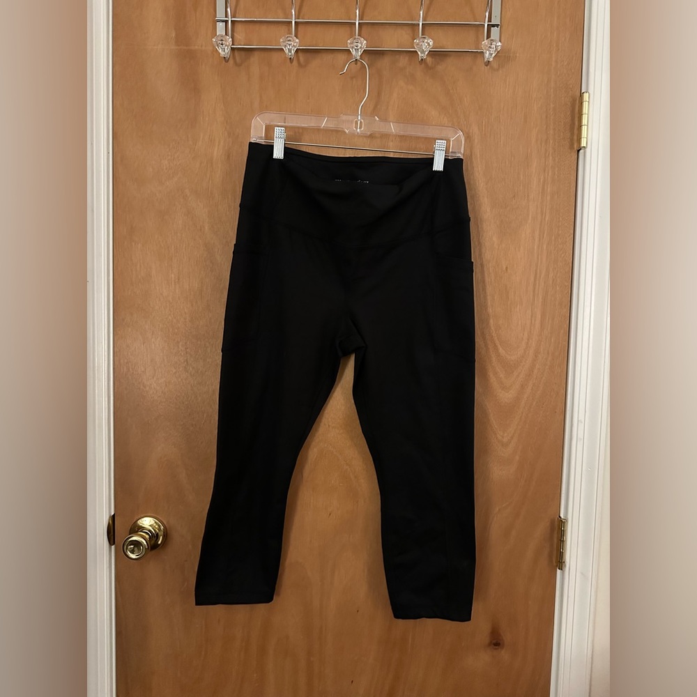 Yogalicious, Black Leggings, Size XL